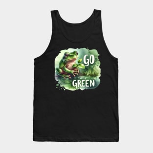 Go Green Frog Tank Top